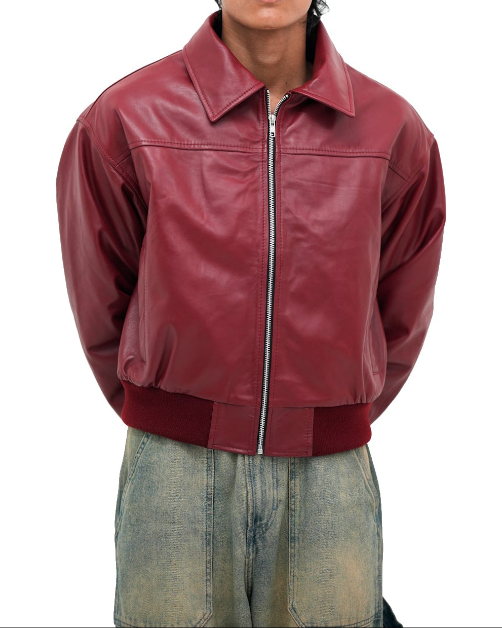 Cherry FL1 Leather Jacket
