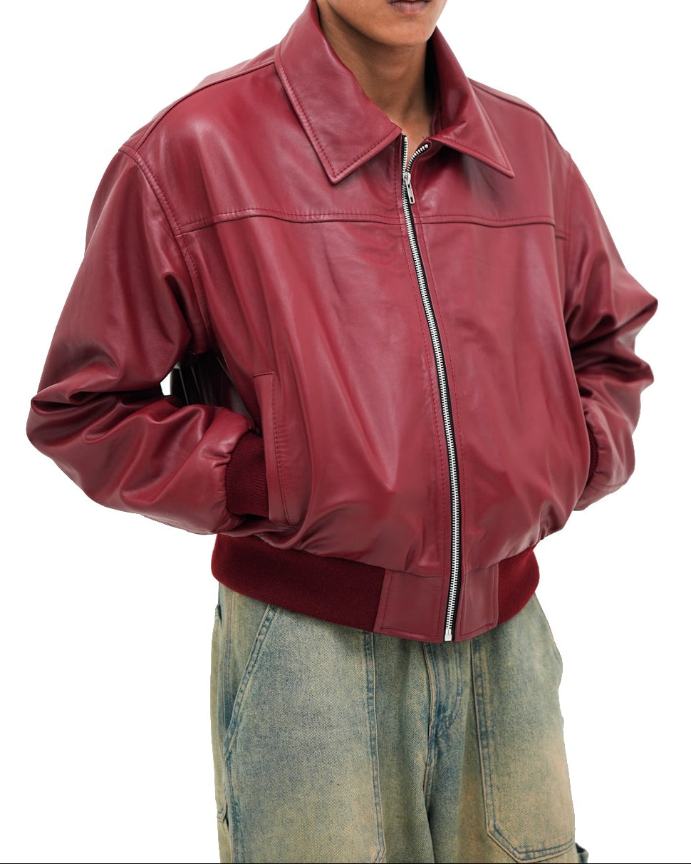 Cherry FL1 Leather Jacket