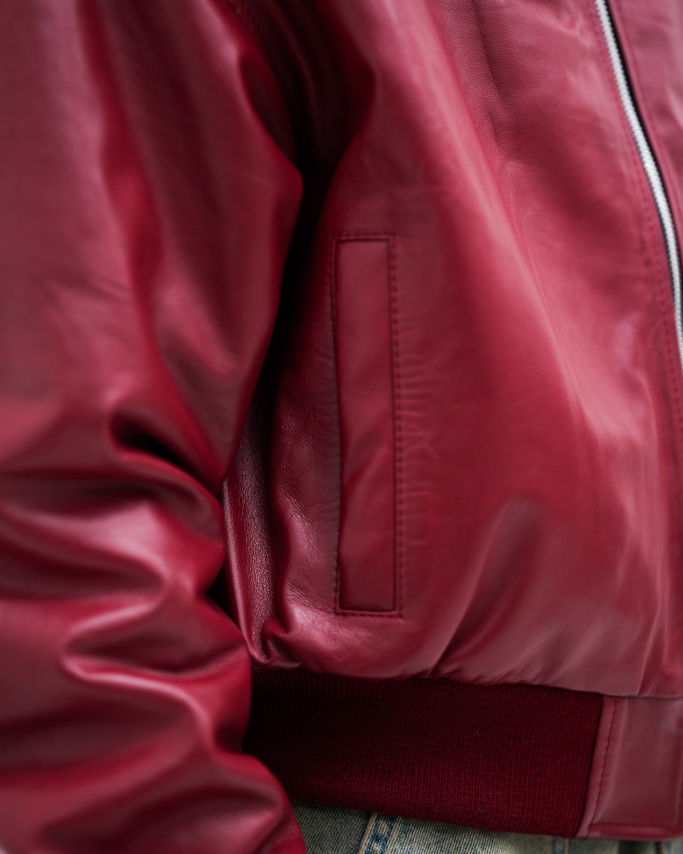 Cherry FL1 Leather Jacket