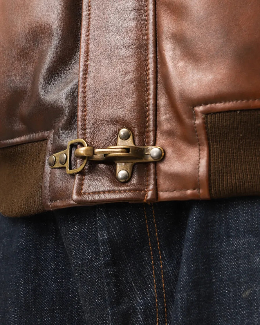 Brown Vintage Clasp Jacket