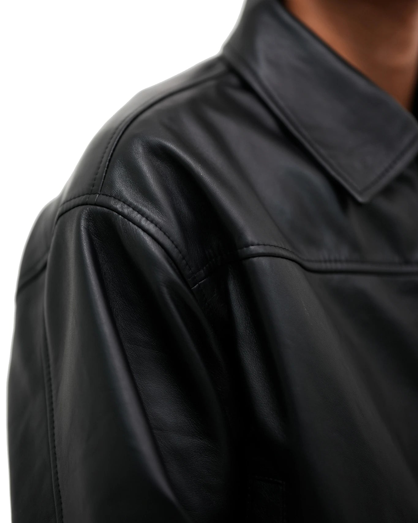 Cropped Carbon Black Jacket