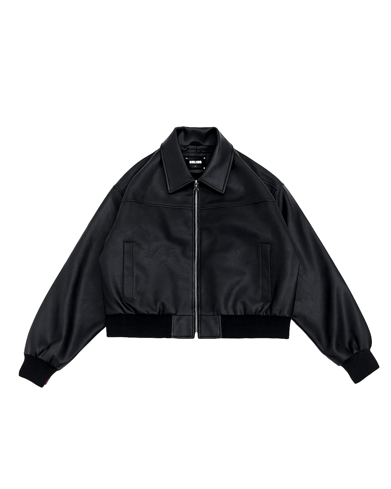 Cropped Carbon Black Jacket